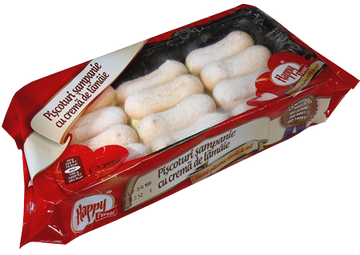 Happy Fursec Piscoturi Sampanie cu Crema de Lamaie Champagne Ladyfingers w/ Lemon Cream 250g