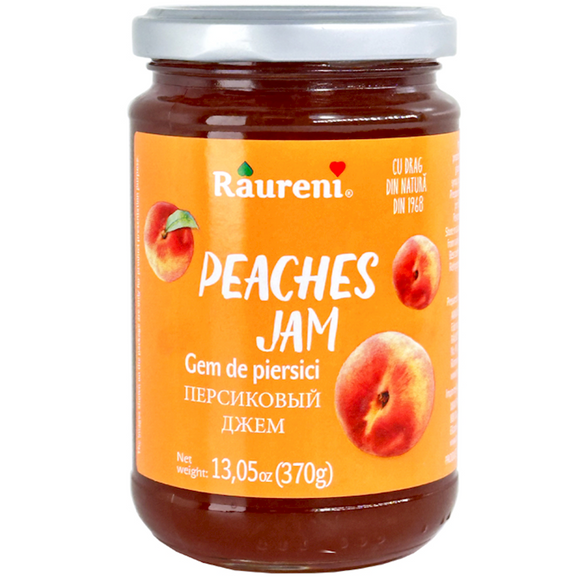 Raureni Gem de Piersici Peaches Jam 370g 13.05Oz