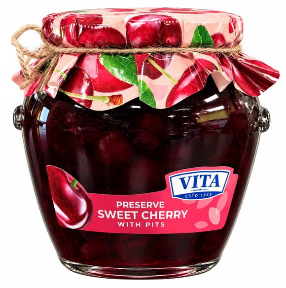 Orhei-Vita Dulceata Cirese Sweet Cherry with Pits Preserve 670g 23.6Oz