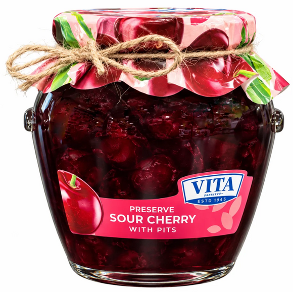 Orhei-Vita Dulceata Visine Sour Cherry with Pits Preserve 670g 23.6Oz