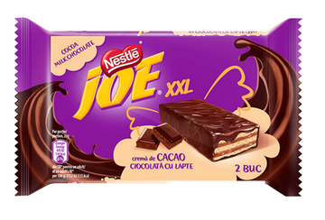 Joe XXL Cocoa Cream Wafers Coated in Milk Chocolate 46g