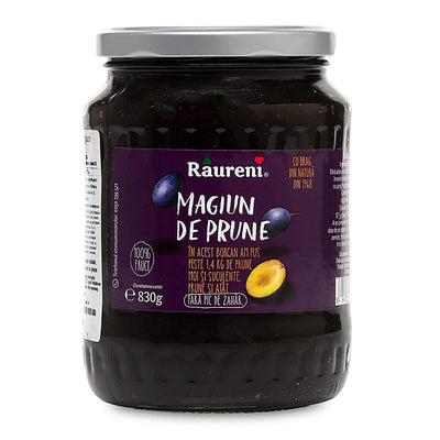 Raureni Magiun de Prune Plum Butter Jam No Sugar Added 830g
