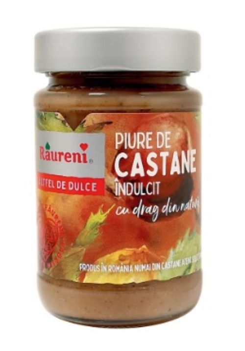Raureni Piure de Castane Indulcit Sweetened Chestnut Puree 230g 8.12Oz
