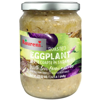 Raureni Vinete Coapte in Saramura Roasted Eggplant 640g 22.54Oz