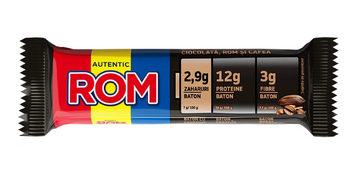 Kandia Baton Proteic Ciocolata/Rom/Cafea, Coffee/Chocolate/Rum Flavored Protein Bar 41g