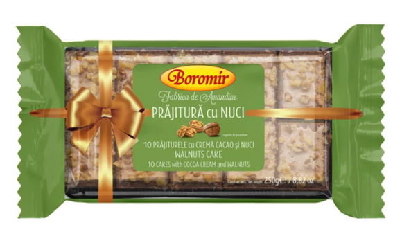 Boromir Prajitura cu Nuci Cake with Walnuts 250g 8.8Oz