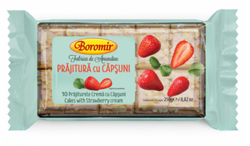 Boromir Prajitura cu Capsuni Strawberry Cake 250g 8.8Oz