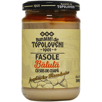 Bunatati de Topoloveni Beans Puree with Onion Sauce Fasole Batuta cu Sos Ceapa 300g