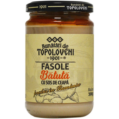 Bunatati de Topoloveni Beans Puree with Onion Sauce Fasole Batuta cu Sos Ceapa 300g