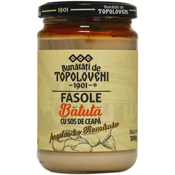 Bunatati de Topoloveni Beans Puree with Onion Sauce Fasole Batuta cu Sos Ceapa 300g