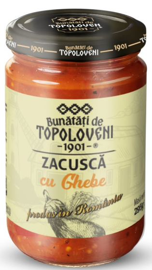 Bunatati de Topoloveni Zacusca cu Ghebe Mushrooms Vegetable Spread 295g 10.4Oz