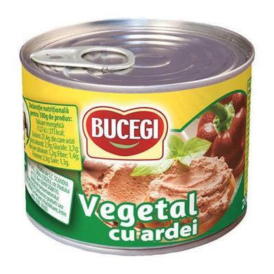 Bucegi Vegetal cu Ardei Vegetable Pate with Peppers 200g