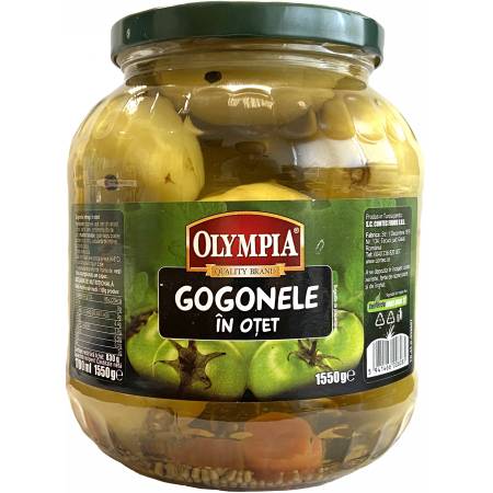 Olympia Gogonele in Otet Green Tomatoes in Vinegar Pickled 1550g 3.4Lb