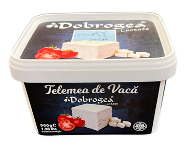 Dobrogea Lactate Telemea de Vaca Cow Feta Cheese 900g