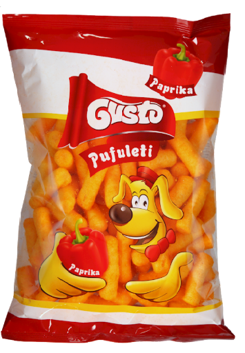 Gusto Pufuleti Paprika Flavored Corn Puffs 80g
