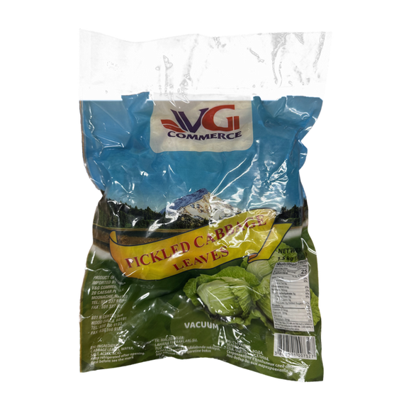 VgCommerce Varza Murata Frunze Fermented Sauerkraut Pickled Cabbage Leaves 3.3 Lb