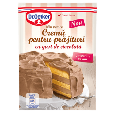 Dr.Oetker Crema Ciocolata Cu Unt Chocolate Buttercream for Cakes