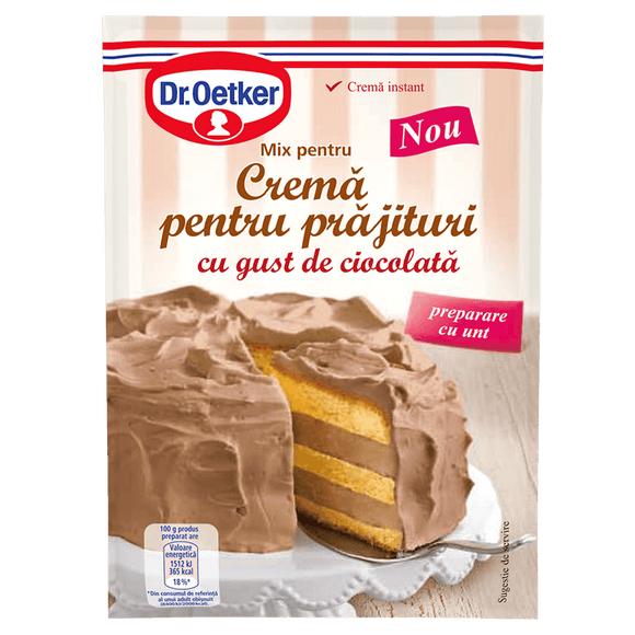 Dr.Oetker Crema Ciocolata Cu Unt Chocolate Buttercream for Cakes