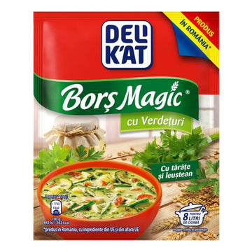 Delikat Bors Magic cu Verdeturi BORSCH with Herbs Lovage Sour Soup Base 65g