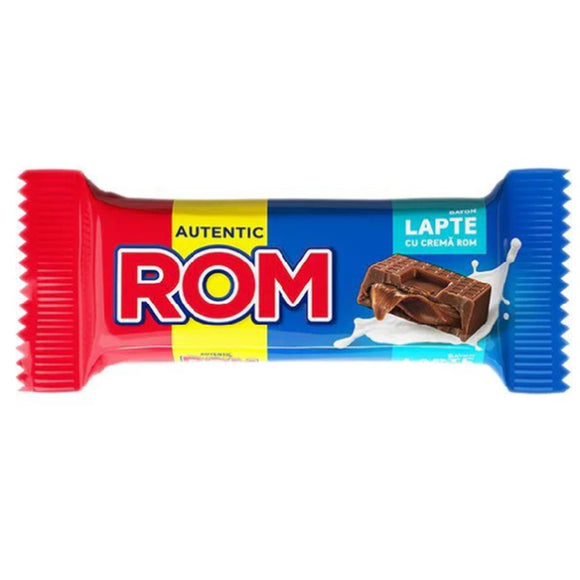 Kandia Rom Baton Lapte Milk Chocolate Bar with Rum Cream 30g