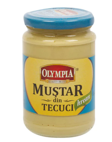 Olympia Mustar din Tecuci Hrean Horseradish Mustard 300g
