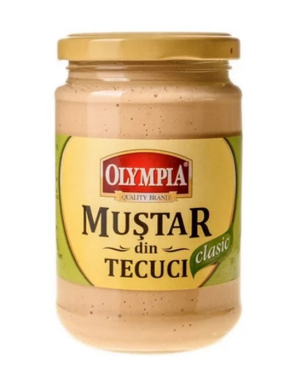 Muster Teccuci Olympia Mustar din Tecuci Classic Mustard 300g | Romanian Pantry