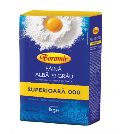 Boromir Făină albă din grâu Type 000 Superior Flour 1kg