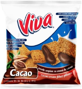 Viva Pernite Crema de Cacao Cocoa Cream Pillow Cereals 200g 7Oz