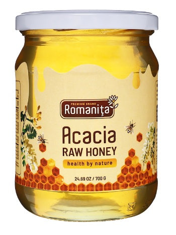 Romanita Miere de Salcam Acacia Row Honey 700g 24.7Oz