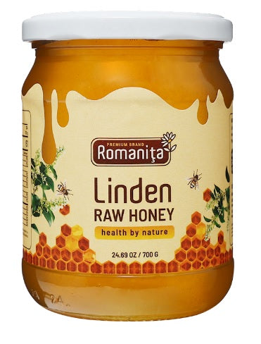Romanita Miere de Tei Linden Row Honey 700g 24.7Oz