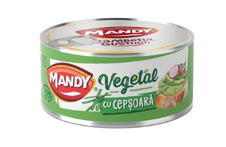 Mandy Pate Vegetal cu Cepsoara Vegetable Pate with Green Onions 120g 4.2OZ