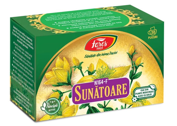 Fares Ceai de Sunatoare St.John's Wort Tea 20 Bags