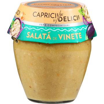 Capricii si Delicii Salata de Vinete Eggplant Salad 525g  1.15Lb