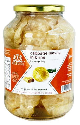Belevini Foi de Varza Murate Cabbage Leaves For Wrapping 1350g 2.9Lb