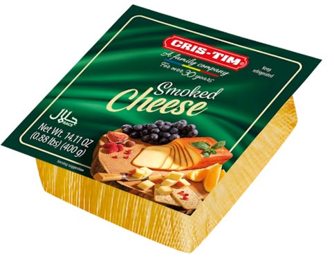 Cris-Tim Cascaval Afumat Classic Smoked Kashkaval Cheese 400g 14.11Oz