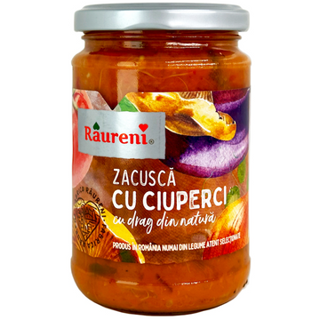 Raureni Zacusca Vegetable Spread with Mushrooms 300g 10.5Oz