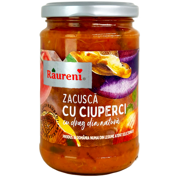 Raureni Zacusca Vegetable Spread with Mushrooms 300g 10.5Oz
