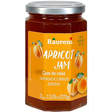 Raureni Gem de Caise Apricot Jam 370g 13.05Oz