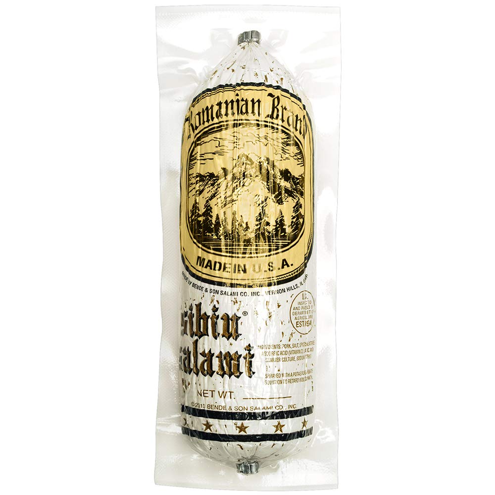 Bende Romanian Style Dry Sibiu Salami 0.8 Lb 350g