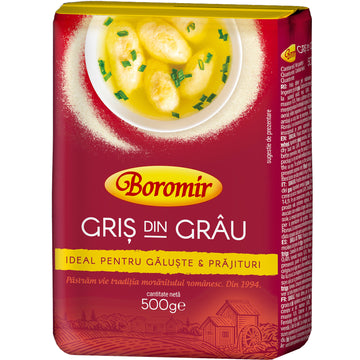 Boromir Gris din Grau Wheat Semolina 500g