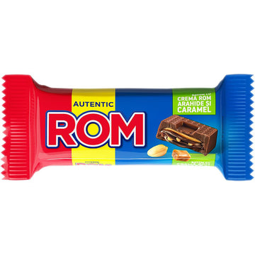 Kandia ROM Chocolate Bar with Rum Cream, Peanuts and Caramel 29g