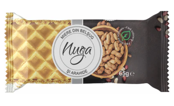 Feleacul Nuga Miere si Arahide Honey and Peanuts Nougat 65g