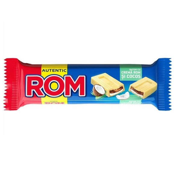 Kandia Baton cu Crema Rom si Cocos Rum and Coconut Chocolate Bar 44.5g