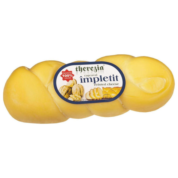 Therezia Cascaval Afumat Braided Smoked Kashkaval 340g